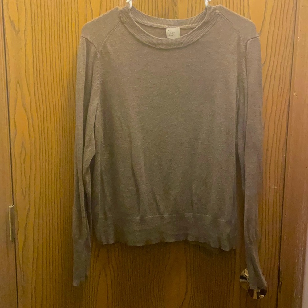 A New Day Thin Tan Sweater